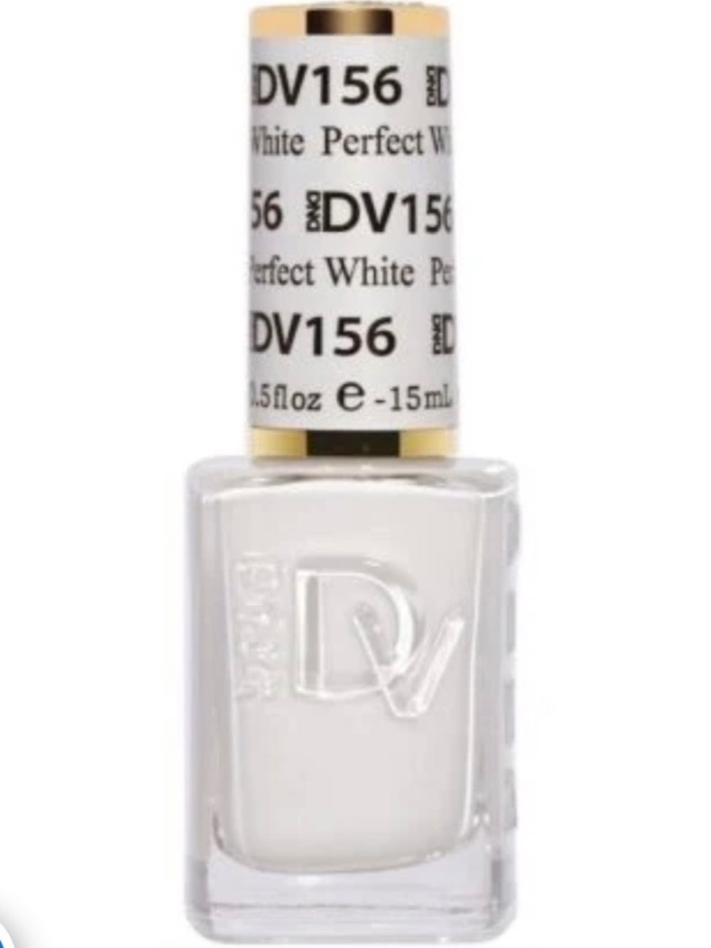 DND "Nail Polish #156 Perfect White Diva" NWT
